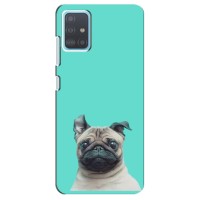 Бампер для Samsung Galaxy A51 (A515) с картинкой "Песики" – Собака Мопс