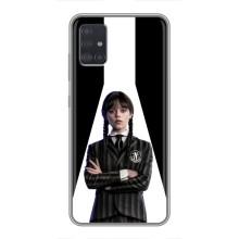 Чехлы Венсдей на Samsung Galaxy A51 (A515) Уэнсдей (AlphaPrint) (W-Wednesday)