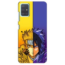 Купить Чохли на телефон з принтом Anime для Самсунг Галаксі А51 – Naruto Vs Sasuke