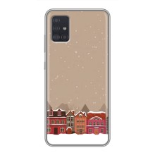 Новогодние, Праздничные Чехлы для Samsung Galaxy A51 (A515) - 2024 год (Зимний город)