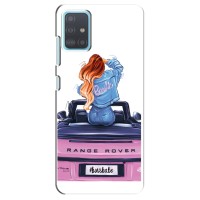 Силіконовый Чохол на Samsung Galaxy A51 (A515) з картинкой Модных девушек – Дівчина на машині