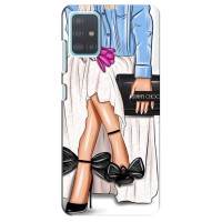 Силиконовый Чехол на Samsung Galaxy A51 (A515) с картинкой Стильных Девушек (Мода)
