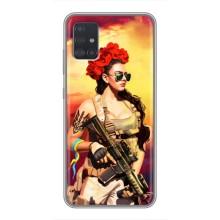 ЗСУ Чохли (TPU) для Samsung Galaxy A51 (A515) (Жінка солдат)