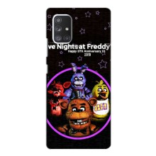 Чехлы Пять ночей с Фредди для Самсунг Галакси А52 (5G) (Лого Фредди)