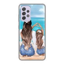 Чехол с печатью для Samsung Galaxy A52 5G (A526) - (Мама с ребенком) (AlphaPrint) (Мама с доченькой)
