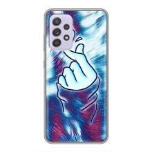 Чехол с принтом для Samsung Galaxy A52 5G (A526) (AlphaPrint - Знак сердечка)