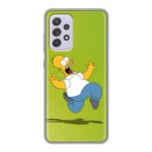 Чехол с Симпсонами для Samsung Galaxy A52 5G (A526) (VPrint) (Гомер Симпсон)