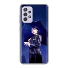 Чохли Венсдей на Samsung Galaxy A52 5G (A526) Уенсдей (AlphaPrint) (Венздей з парасолькою)