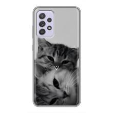 Чехол с рисунком кот на Samsung Galaxy A52 5G (A526) – Пара котов