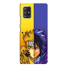 Купить Чехлы на телефон с принтом Anime для Самсунг Галакси А52 (5G) – Naruto Vs Sasuke