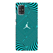 Силиконовый Чехол Nike Air Jordan на Самсунг Галакси А52 (5G) (Jordan)