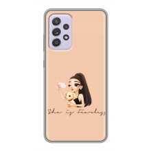Силіконовый Чохол на Samsung Galaxy A52 5G (A526) з картинкой Модных девушек – З собакою