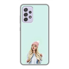 Силіконовый Чохол на Samsung Galaxy A52 5G (A526) з картинкой Модных девушек – В шапці