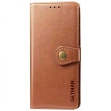 Шкіряний чохол книжка GETMAN Gallant (PU) для Samsung Galaxy A52 4G / A52 5G / A52s – Коричневий