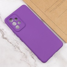 Чехол Silicone Cover Lakshmi Full Camera (A) для Samsung Galaxy A52 4G / A52 5G / A52s – Фиолетовый