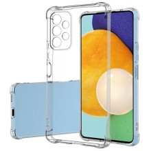 TPU чехол GETMAN Ease logo усиленные углы Full Camera для Samsung Galaxy A52 4G / A52 5G / A52s – Бесцветный (прозрачный)