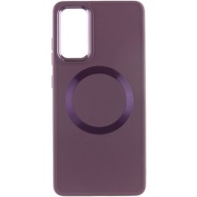 TPU чехол Bonbon Metal Style with MagSafe для Samsung Galaxy A52 4G / A52 5G / A52s – Бордовый