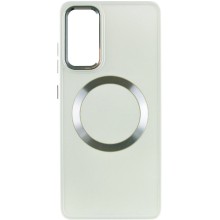 TPU чехол Bonbon Metal Style with MagSafe для Samsung Galaxy A52 4G / A52 5G / A52s – Белый