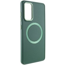 TPU чехол Bonbon Metal Style with MagSafe для Samsung Galaxy A52 4G / A52 5G / A52s – Зеленый