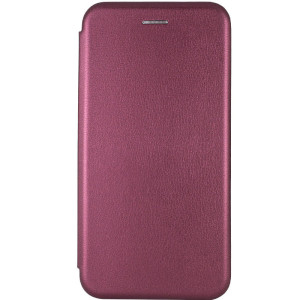 Шкіряний чохол-книжка Classy для Samsung Galaxy A52 4G / A52 5G / A52s (Бордовий)