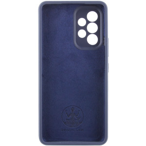 Чохол Silicone Cover Lakshmi Full Camera (AAA) для Samsung Galaxy A52 4G / A52 5G / A52s – Темно-синій