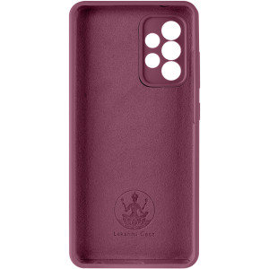 Чехол Silicone Cover Lakshmi Full Camera (AAA) для Samsung Galaxy A52 4G / A52 5G / A52s – Бордовый