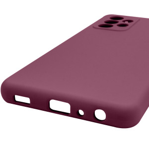 Чехол Silicone Cover Lakshmi Full Camera (AAA) для Samsung Galaxy A52 4G / A52 5G / A52s – Бордовый