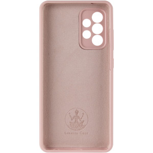 Чехол Silicone Cover Lakshmi Full Camera (AAA) для Samsung Galaxy A52 4G / A52 5G / A52s – Розовый