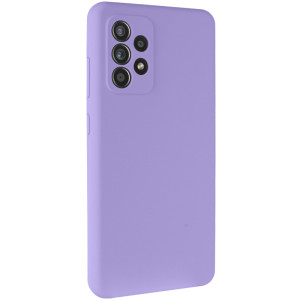 Чехол Silicone Cover Lakshmi Full Camera (AAA) для Samsung Galaxy A52 4G / A52 5G / A52s – Сиреневый