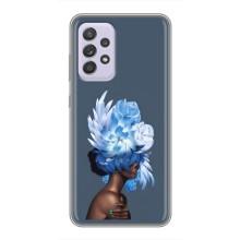 Чехлы (ART) Цветы на Samsung Galaxy A52 (VPrint) (Цветы на голове)