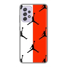 Чехлы для Samsung Galaxy A52 - с картинкой JORDAN (AlphaPrint) (Лого Джордан)