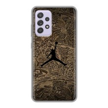 Чехлы для Samsung Galaxy A52 - с картинкой JORDAN (AlphaPrint) (Logo Jordan)