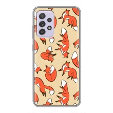Чехлы с картинкой Лисички для Samsung Galaxy A52 (VPrint) (Лисички)