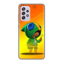 Чехол для Samsung Galaxy A52 Бравл Старс (VPrint) (Мальчик Леон)