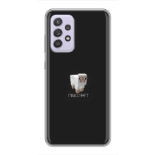 Чехол Майнкрафт на Samsung Galaxy A52 (AlphaPrint) Minecraft (Овечка Майнкрафт)
