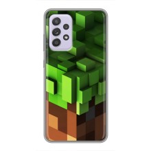 Чехол Майнкрафт на Samsung Galaxy A52 (AlphaPrint) Minecraft (текстура Майнкрафт)