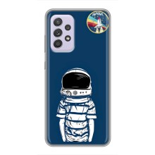 Чехол NASA для Samsung Galaxy A52 (AlphaPrint) (Мальчик в шлеме)