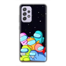Чехол Амонг Ас для Samsung Galaxy A52 (AlphaPrint) (Скины в космосе)