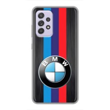 Чехол для Самсунг Галакси А52 - с принтом БМВ (AlphaPrint) (Лого BMW)