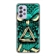 Чехол с птицами на Samsung Galaxy A52 (VPrint) (Сова с глазом)