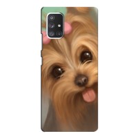 Чехол (ТПУ) Милые собачки для Samsung Galaxy A52 (Йоршенский терьер)