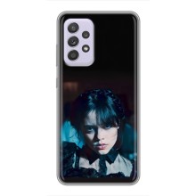 Чехлы Венсдей на Samsung Galaxy A52 Уэнсдей (AlphaPrint) (взгляд Уэнздей)