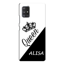 Именные  Женские Чехлы для Samsung Galaxy A52 – ALISA