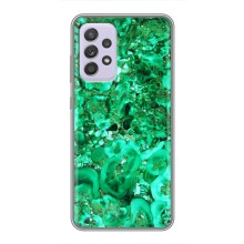 Мраморный чехол на Samsung Galaxy A52 (VPrint) (Салатный Мрамор)