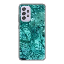 Мраморный чехол на Samsung Galaxy A52 (VPrint) (Зеленый мрамор)