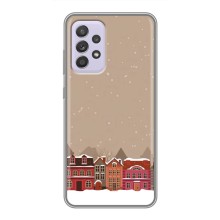 Новогодние, Праздничные Чехлы для Samsung Galaxy A52 - 2024 год (Зимний город)