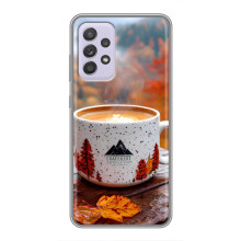 Чехол с уникальным дизайном «Осень с кофе» для Samsung Galaxy A52 – Кофе на природе