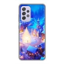 Рождественские Чехлы для Samsung Galaxy A52 (VPrint) (Рождественский город)