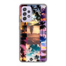 Силиконовый чехол с КАРТИНКАМИ лето для Samsung Galaxy A52 (AlphaPrint) (Летний отпуск)