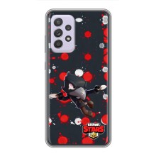 Бампер (ТПУ) с принтом Brawl Stars на Самсунг Галакси А52с (5G) (Черный Ворон)